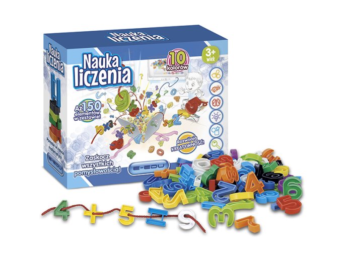 ARTYK 128677 Učíme se počítat E-EDU cihly 150 el.