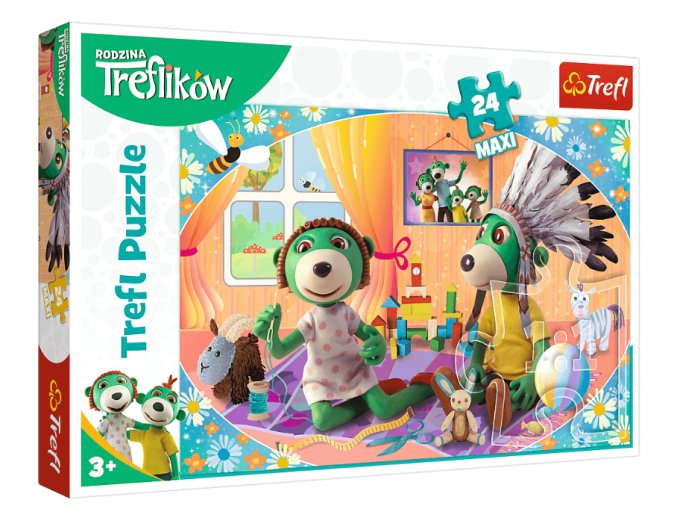 TREFL 14319 Puzzle 24 MAXI Pojďme si hrát společně!