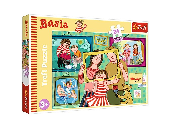 TREFL 14347 Puzzle 24 MAXI Basia a její den