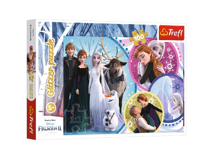 TREFL 14817 Puzzle 100 Glitter V záři lásky