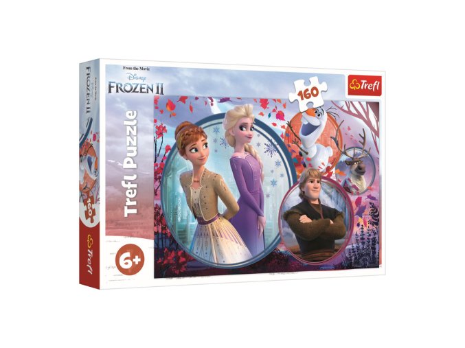 TREFL 15374 Puzzle 160 el. Doba ledová Sesterstvo Dobrodružství 6+