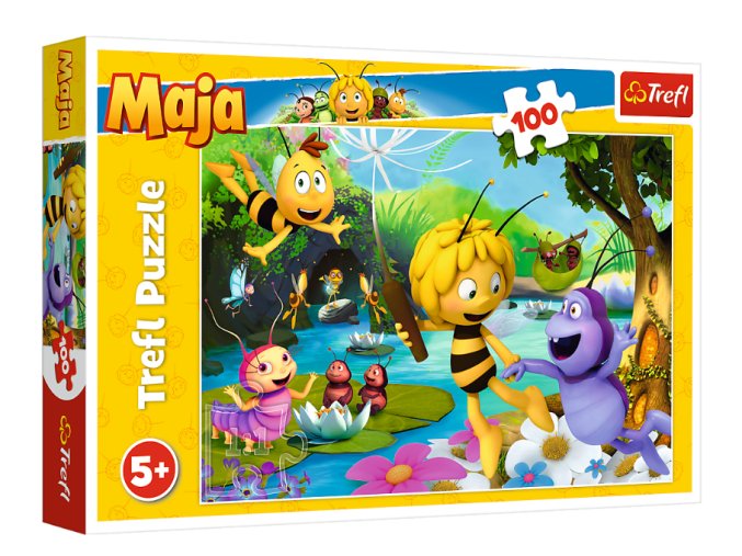 TREFL 16361 Puzzle 100 el. Včelka Mája a přátelé