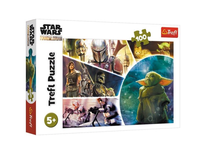 TREFL 16413 Puzzle 100 Baby Yoda
