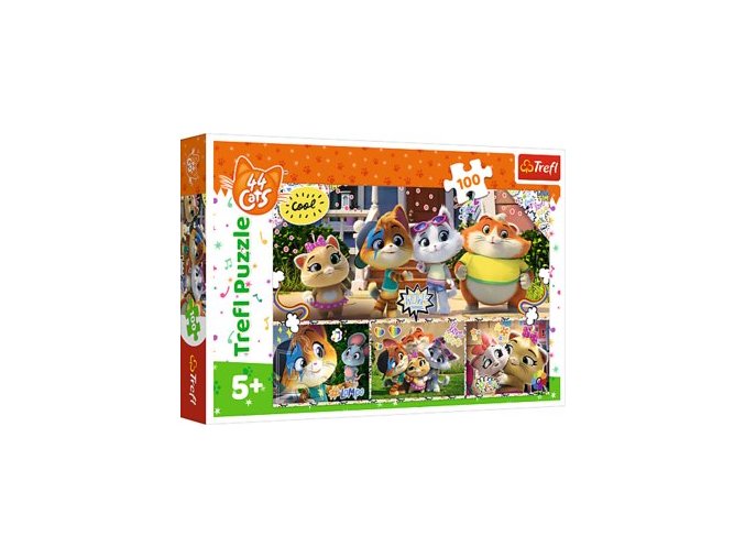 TREFL 16442 Puzzle 100 Tým přátel