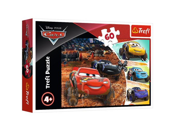 TREFL 17327 Puzzle 60 el. Blesk McQueen s přáteli