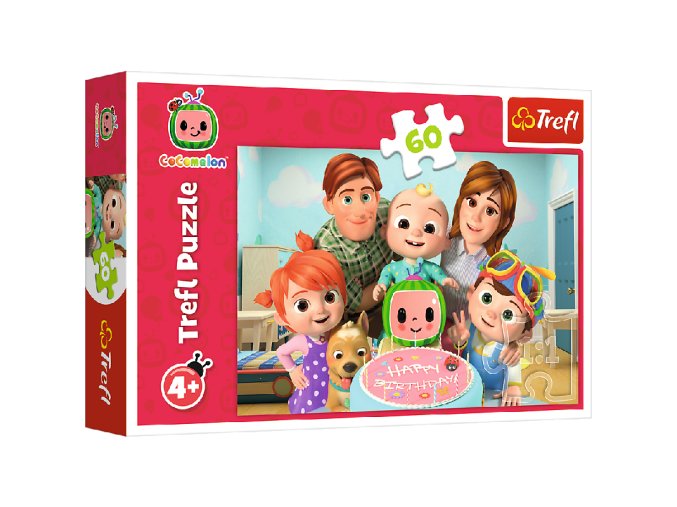 TREFL 17391 Puzzle 60 Kokomelon, Báječný den