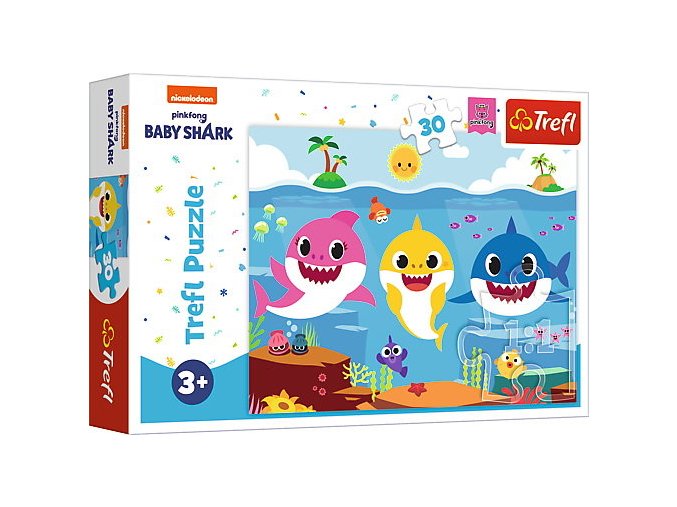 TREFL 18284 Puzzle 30 Podmořský svět žraloků