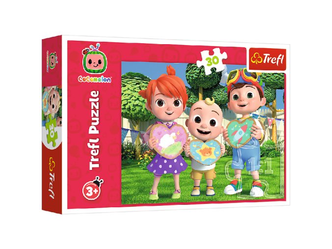 TREFL 18295 Puzzle 30 Cocomelon, Pojďme si hrát společně !