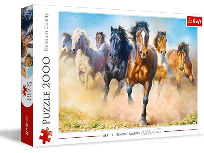 TREFL 27098 Puzzle 2000 Cválající stádo koní