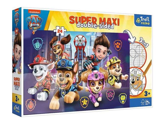 TREFL 41002 Puzzle 24 SUPER MAXI Nová výzva Tlapková patrola