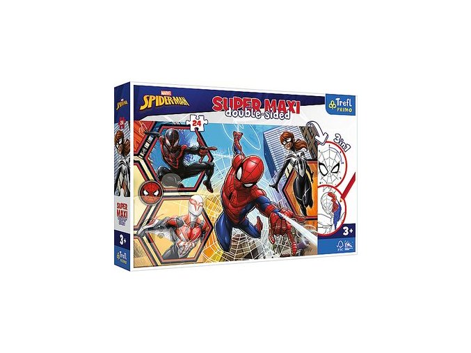 TREFL 41006 Puzzle 24 SUPER MAXI Spiderman jde do akce