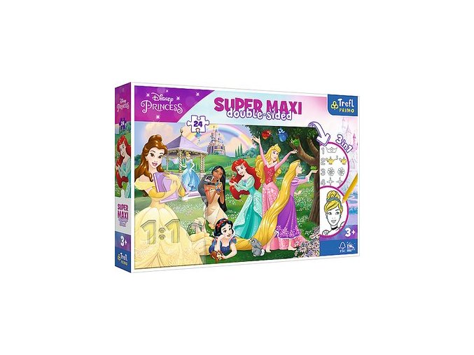 TREFL 41008 Puzzle 24 SUPER MAXI Šťastné princezny
