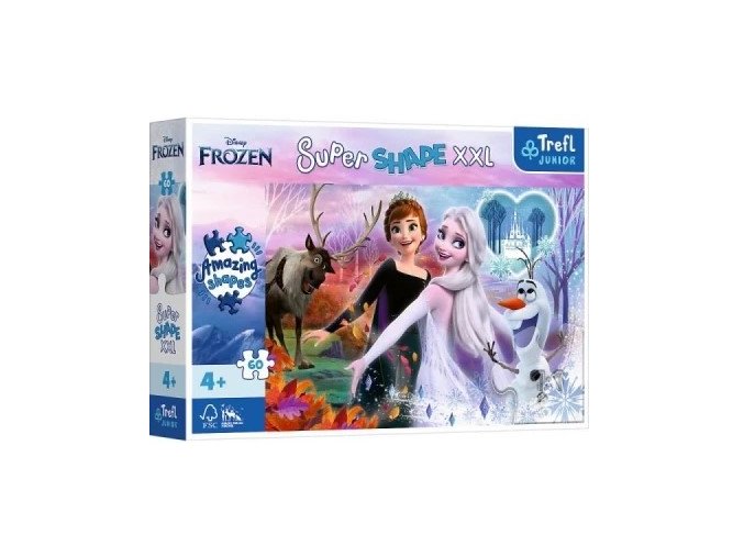 TREFL 50010 Puzzle 60 XXL Tančící sestry / Disney Frozen