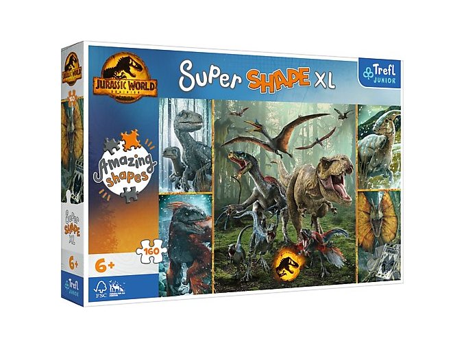 TREFL 50026 Puzzle 160 XL - Neobyčejní dinosauři