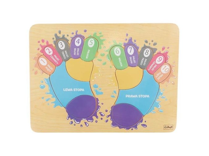 TREFL 61395 Tup Tup Feet dřevěná hračka