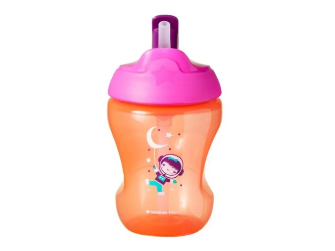TT 447154 Dětský hrneček s brčkem dívka 7m+ 230ml