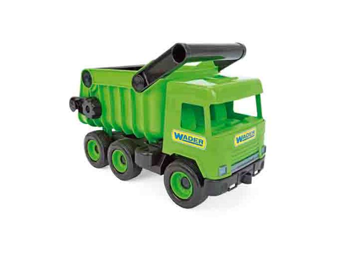 WADER 32101 Střední nákladní automobil - sklápěč zelený