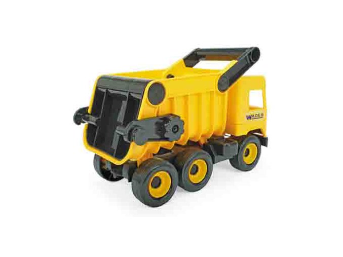 WADER 32121 Střední nákladní automobil - sklápěč žlutý