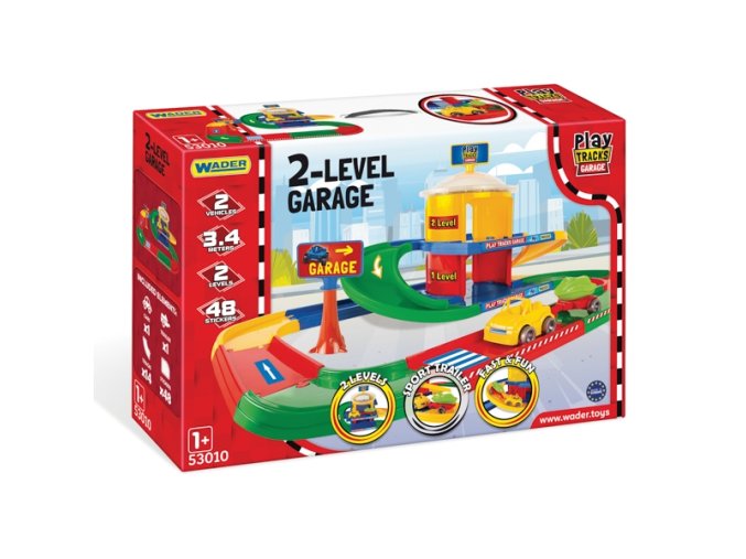 WADER 53010 Hrací dráhy Garáž 2-úrovňová