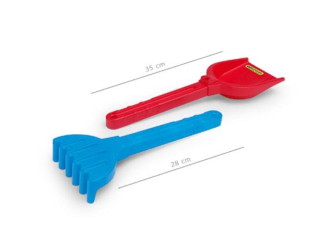 WADER 71120 Veselé léto - lopata a hrábě IML
