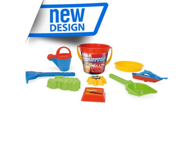 WADER 77635 Cars sand set 9 el.