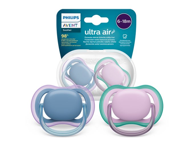 AVENT SCF085/34 Ultra Air figurína 6-18m tmavě modrá/fialová