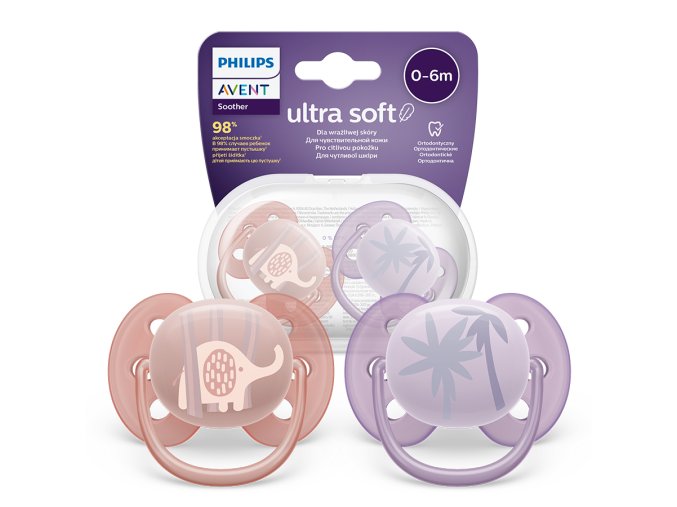 AVENT SCF091/09 Ultra Soft 0-6m figurína slona/palmy