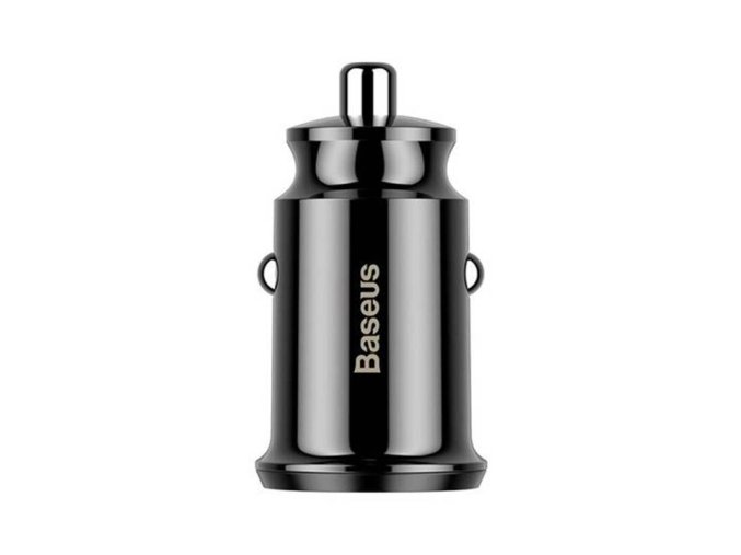 Ładowarka samochodowa Baseus Grain 2x USB 5V 3.1A (czarna)