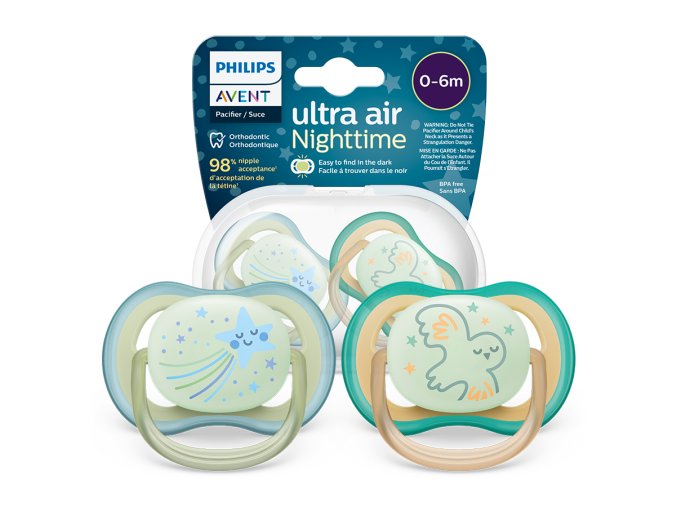 AVENT SCF376/18 Ultra Air Night 0-6 kometa/ptačí kluk figurína