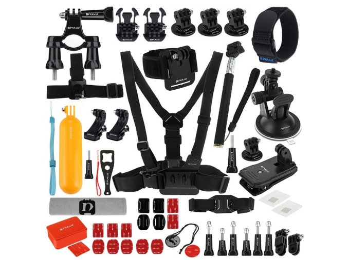 Příslušenství Puluz Ultimate Combo Kits pro akční kamery PKT16 53 v 1