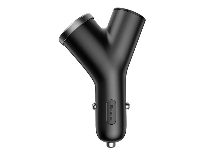 Ładowarka samochodowa Baseus Y Type 2xUSB 3,4A 40W (czarna)