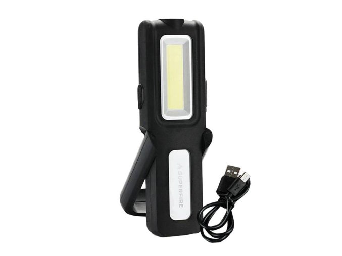 Dílenská svítilna Superfire G12, 566lm, USB