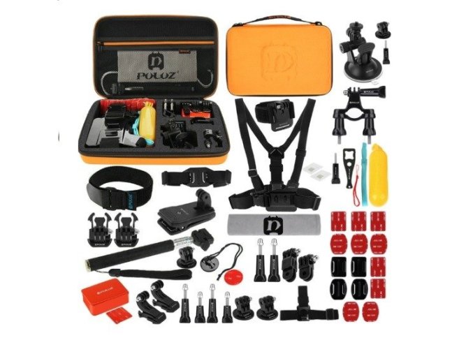 Příslušenství Puluz Ultimate Combo Kits pro akční kamery PKT26 53 v 1