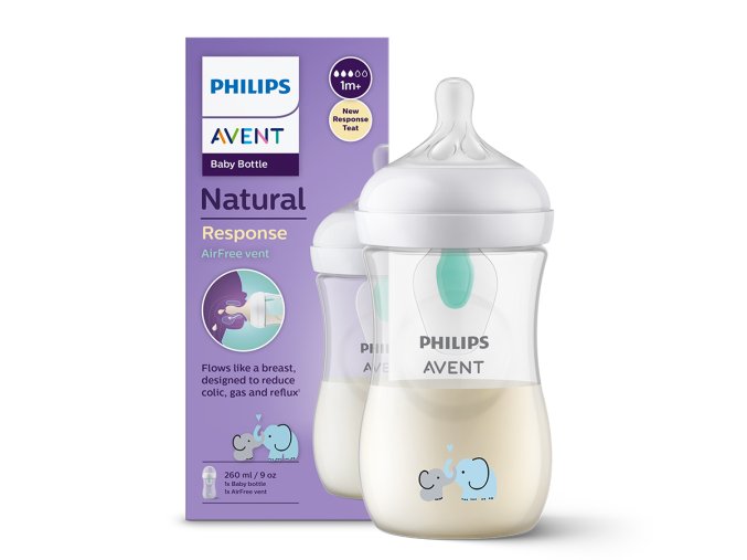 AVENT SCY673/81 Dekorativní láhev Natural Responsive 260 ml