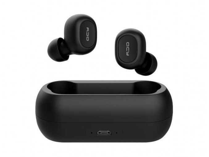 Bezdrátová sluchátka TWS QCY T1C Bluetooth V5.0 (černá)