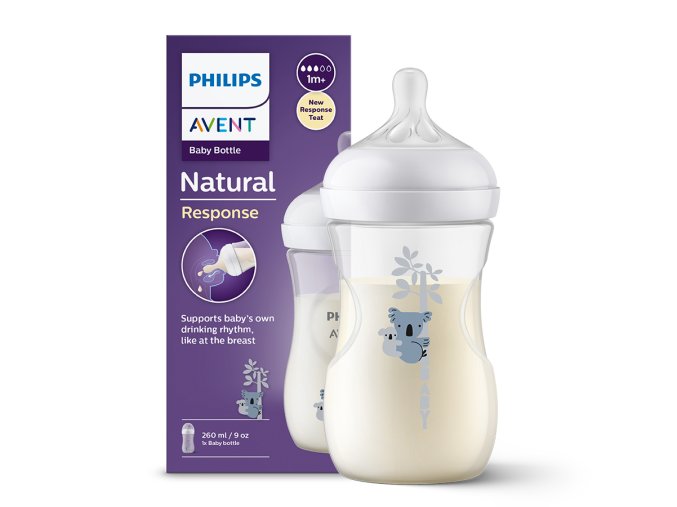 AVENT SCY903/67 Natural decor Responsive láhev 260 ml