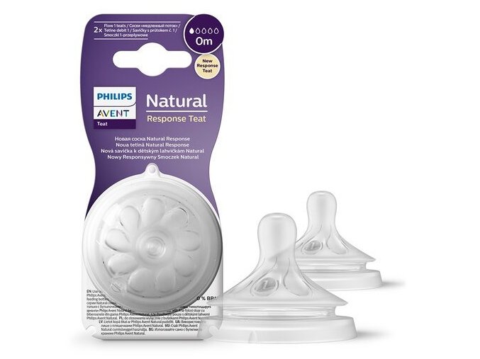AVENT SCY961/02 Přírodní dudlík 0m Responsive