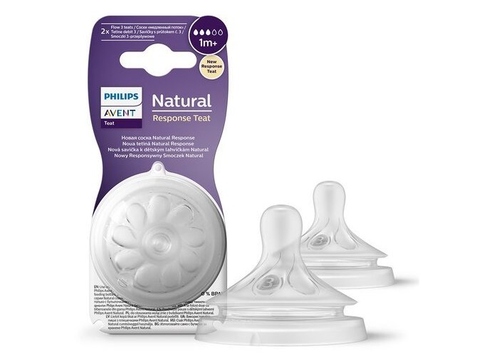AVENT SCY963/02 Dudlík Natural Responsive 1m+