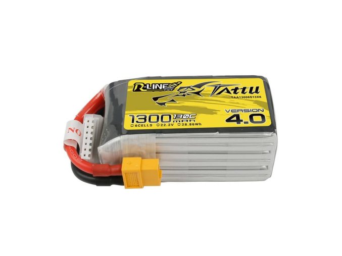 Tattu R-Line 4.0 1300mAh 22,2V 130C 6S1P XT60 baterie