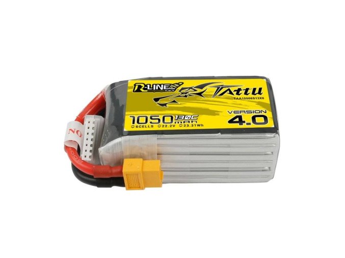 Tattu R-Line 4.0 1050mAh 22,2V 130C 6S1P XT60 baterie