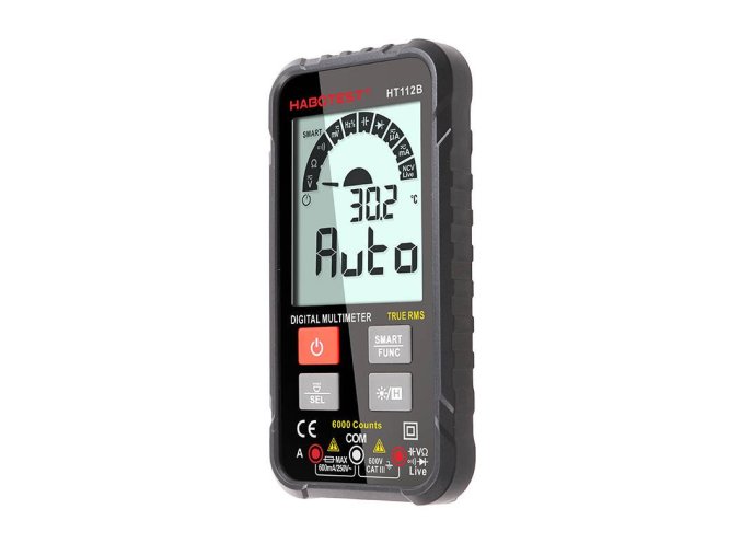 True RMS digitální univerzální multimetr Habotest HT112B