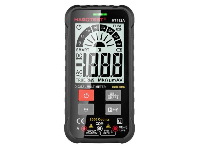 Digitální univerzální multimetr Habotest HT112A True RMS