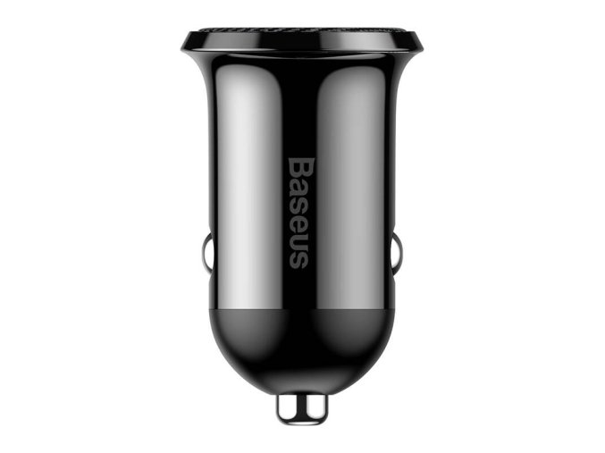Ładowarka samochodowa Baseus Grain Pro 2x USB 4.8A (czarna)