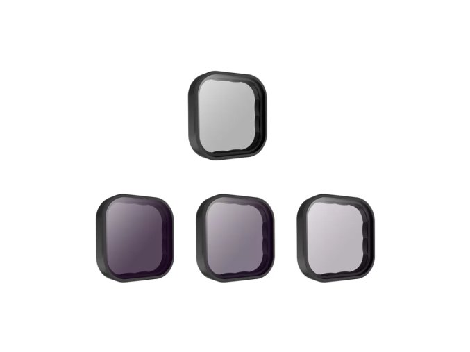 Sada filtrů CPL ND 8/16/32 Telesin pro GoPro Hero 9 / Hero 10 / Hero 11 / Hero 12 (GP-FLT-903)