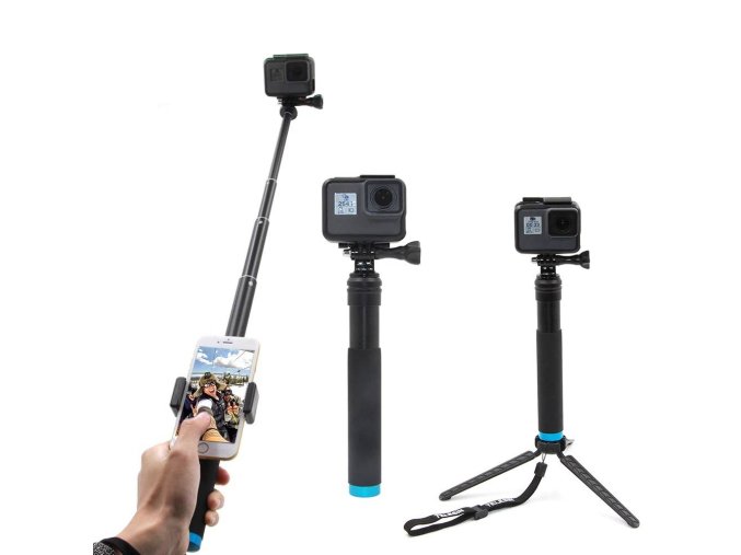 Selfie tyč Telesin pro akční kamery (GP-MNP-090-D)
