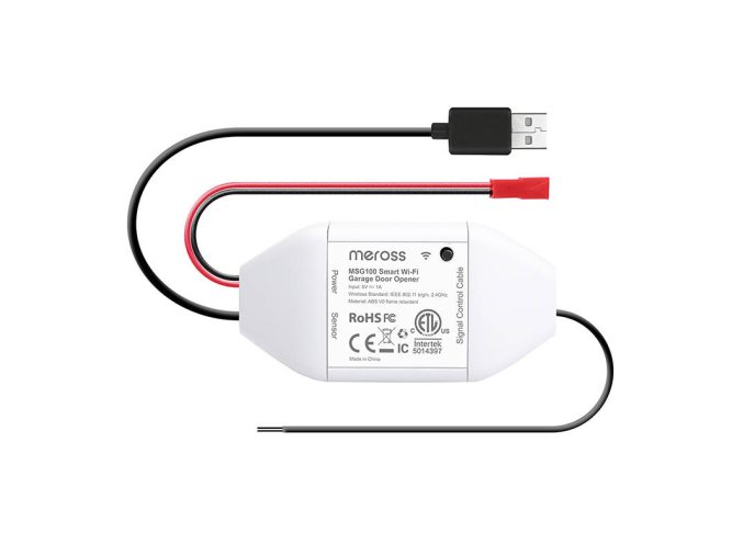 Chytrý otvírač garážových vrat Meross MSG100HK