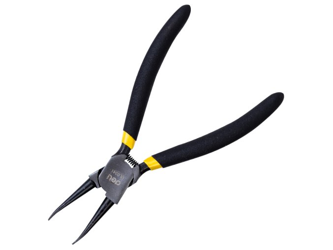 Přímé kleště na vnitřní pojistné kroužky 7" Deli Tools EDL0341 (černé)