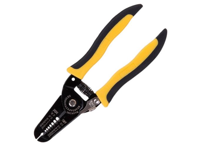 Odizolovací kleště 0,6-2,6 mm Deli Tools EDL2607 (černá a žlutá)