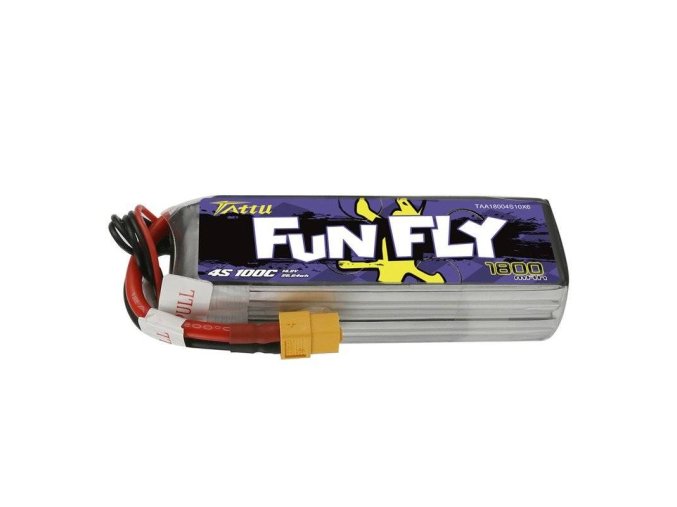 Baterie Tattu Funfly 1800mAh 14,8V 100C 4S1P XT60