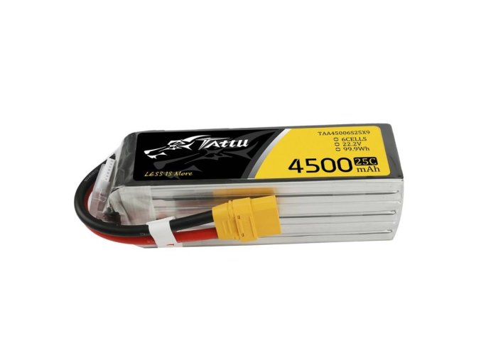 Baterie Tattu 4500mAh 22,2V 25C 6S1P XT90